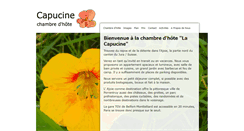 Desktop Screenshot of capucine.ch
